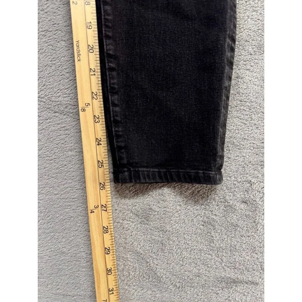 Tommy Hilfiger Denim Skinny Moulante Size 10 Womens Black Measured 31x26‎